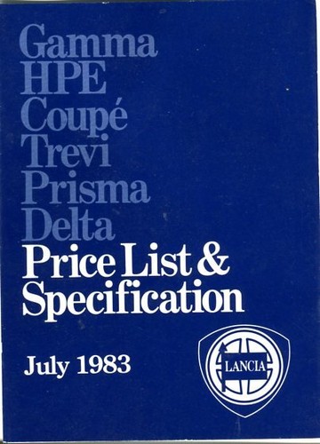 Lancia gamma hpe coupe - hpe,