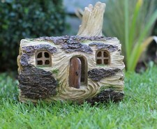 Solar Log Garden Ornament