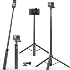 55" Extendable Camera Tripod &