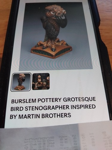 Burslem grotesque wallybird - grotesque,