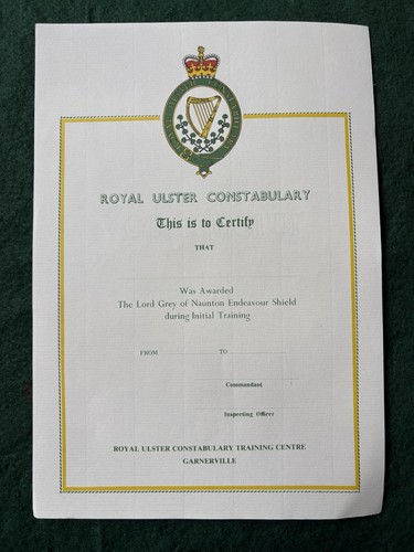 Old royal ulster - ulster, constabulary