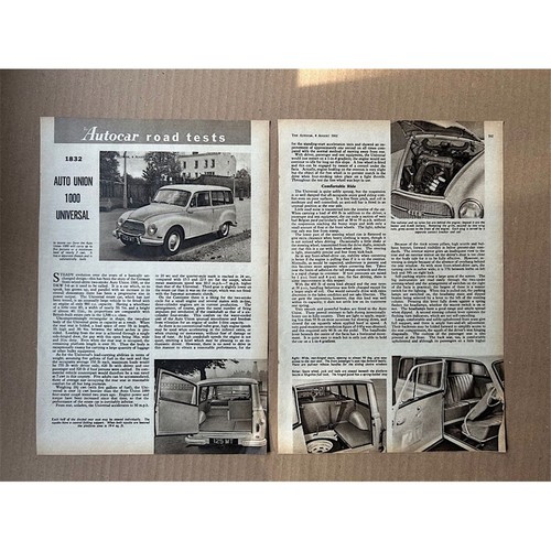 Auto union 1000 autocar - union,