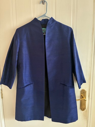 Raw silk jacket - silk, bright