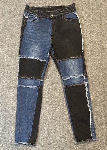 Patchwork jeans womens - jeans, xl
