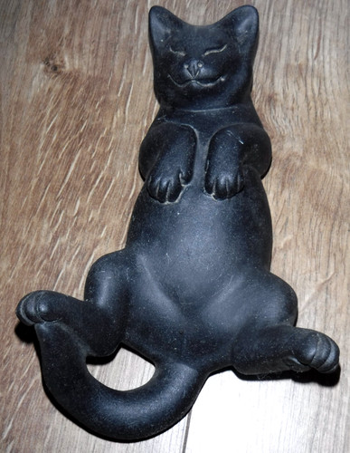 Suzie marsh black cat figurine - marsh,