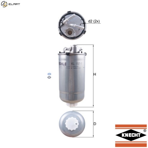 Fuel filter 157 - for, seat