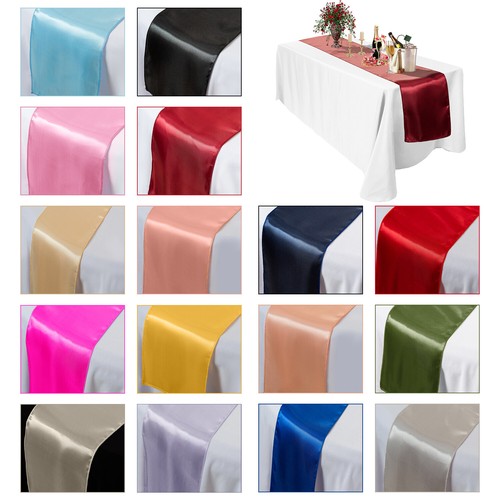 X108 satin table runners - 11"x108",