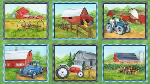 Farm barn tractor - farm,