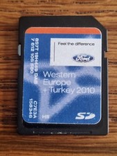 USED GENUINE FORD SAT NAV NAVIGATION SD CARD UK EUROPE + TURKEY 8S7T-19H449-DAB.