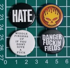 Vintage Pin Button Badges Punk