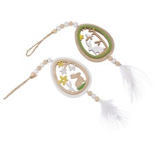 Easter Wooden Bunny Ornament