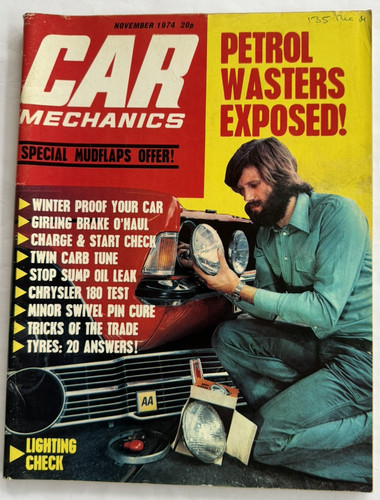 Car mechanics november 1974 - mechanics,