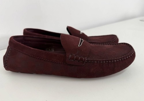 Louis vuitton burgundy suede - burgundy,