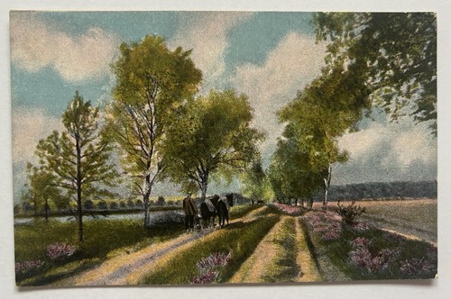 Vintage art postcard country - postcard,