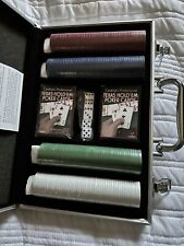 Cardinal’s Texas Holdem Tournament Poker chips set instructions metal Carry Case