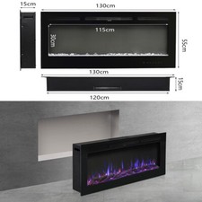 50-100" Electric Insert Fire