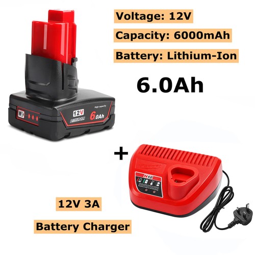 12v 0ah ion battery for - 6.0ah,