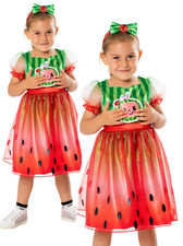 Cocomelon Dress Girls Toddler Cartoon Coco Melon Fancy Dress Costume
