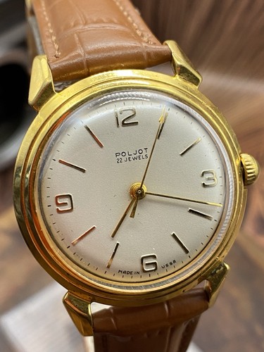 Soviet watch poljot white - soviet,