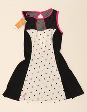 AUSTRALIAN L'ALPINA Womens Tennis Dress IT 40 Small Black Polka Dot LQ05