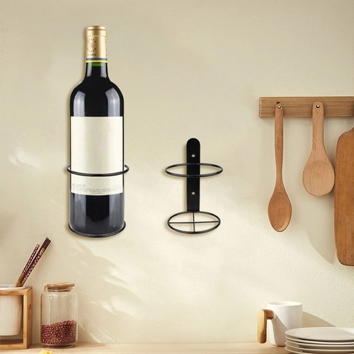Wall mounted wine bottle - mounted,