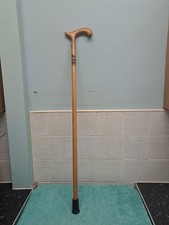 Classic Wooden Gents Beech Cane - 90 Cm Long 