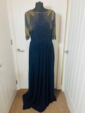 Virgos Lounge Navy Blue Beaded