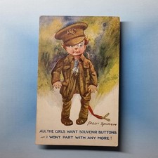 WW1 Comic Postcard 1915 Tommy