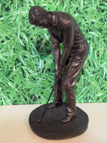 Bronze effect cast figurine - cast, of