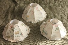 Dorma Guinevere tasseled Lampshades  3 x vintage 
