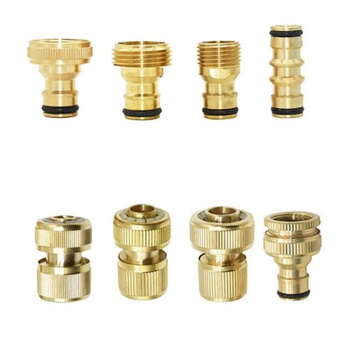 Brass tap connector - brass,