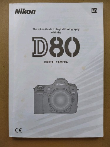Nikon d80 original manual dslr - nikon,