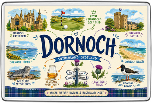 Dornoch scotland fridge magnet - dornoch,