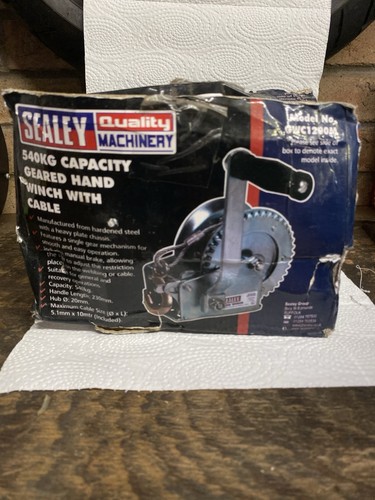 Sealey 540kg hand winch - sealey,