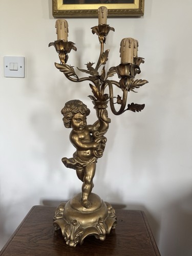 Cherub putti lamp - putti,