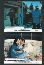 For Your Eyes Only 1981 Lobby Card Front of House Set James Bond 007