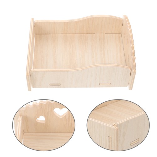 Wooden pet bed for hamsters - bed,