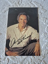 Vintage CLINT EASTWOOD HAND SIGNED PHOTOGRAPH CARD