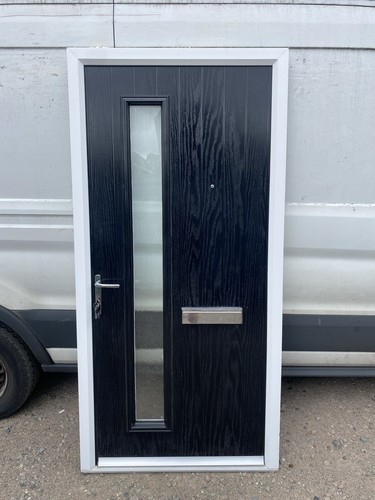 Used upvc black front - upvc,