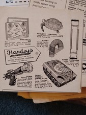 Sk138 Ephemera 1961 Advert Hamleys Ptolemy Tortoise Rocket Firing Tank 