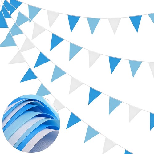 66ft bunting banner - 66ft, blue