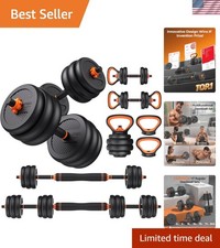 5-in-1 Dumbbell and Barbell