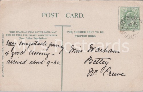 Genealogy postcard warham - genealogy,