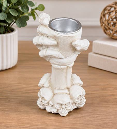 Resin hand tea - resin, candle