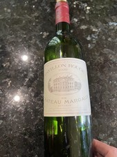 Chateau Margaux Pavillion Rouge 1999 Empty Bottle with Cork