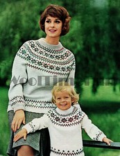 Knitting Pattern Ladies & Kids