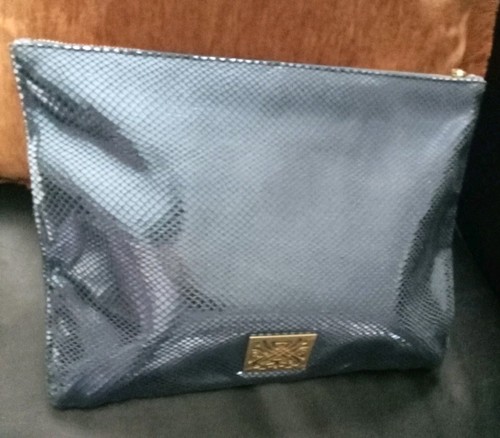 Biba metallic blue leather - biba,