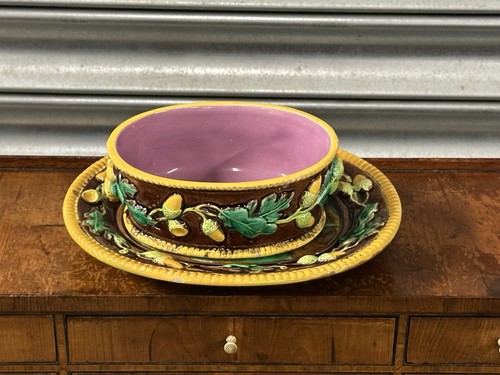 Antique george jones majolica - george,