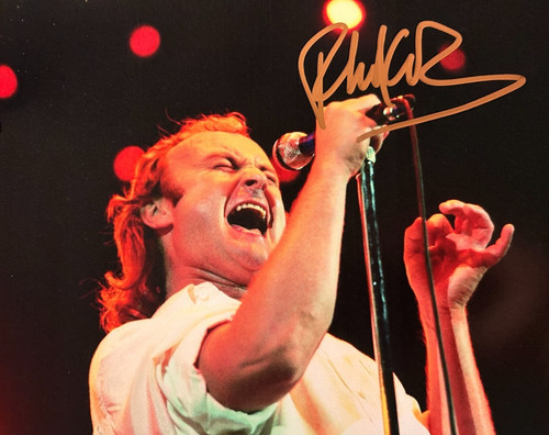 Phil collins signed 8x10 - phil, 8x10"
