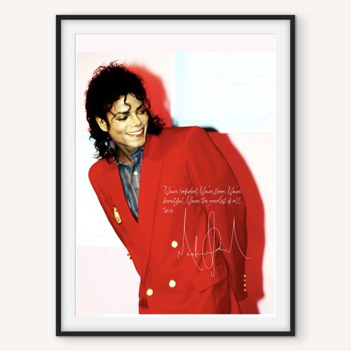 Michael jackson signed pre - jackson, a3